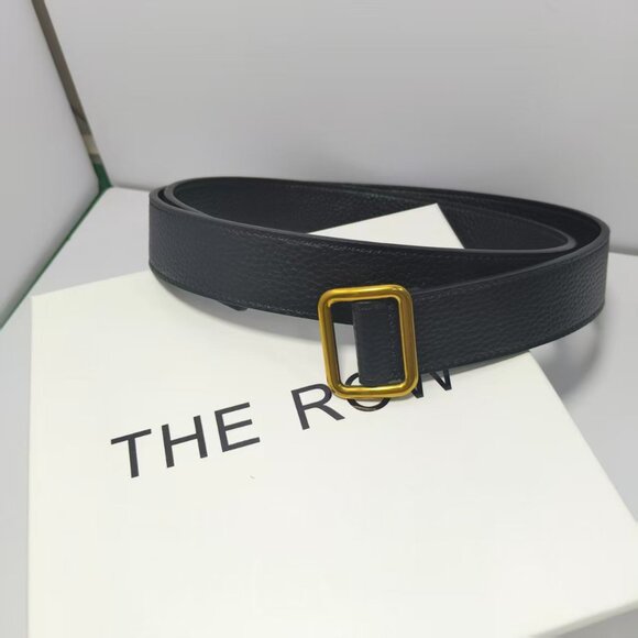 The Row Black Leather Belt Timeless Accessory main image 5
